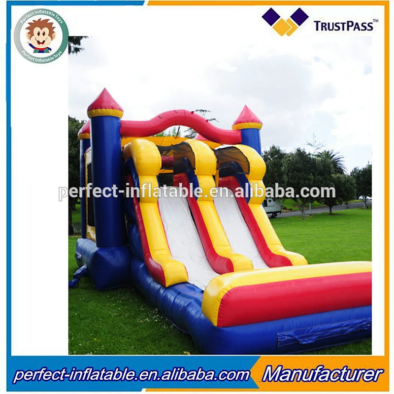 Hot sale fire thomas the train construction truck inflatable bounce house