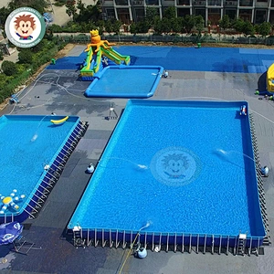 Large inflatable indoor or outdoor pool for sale with swimming pool ladder
