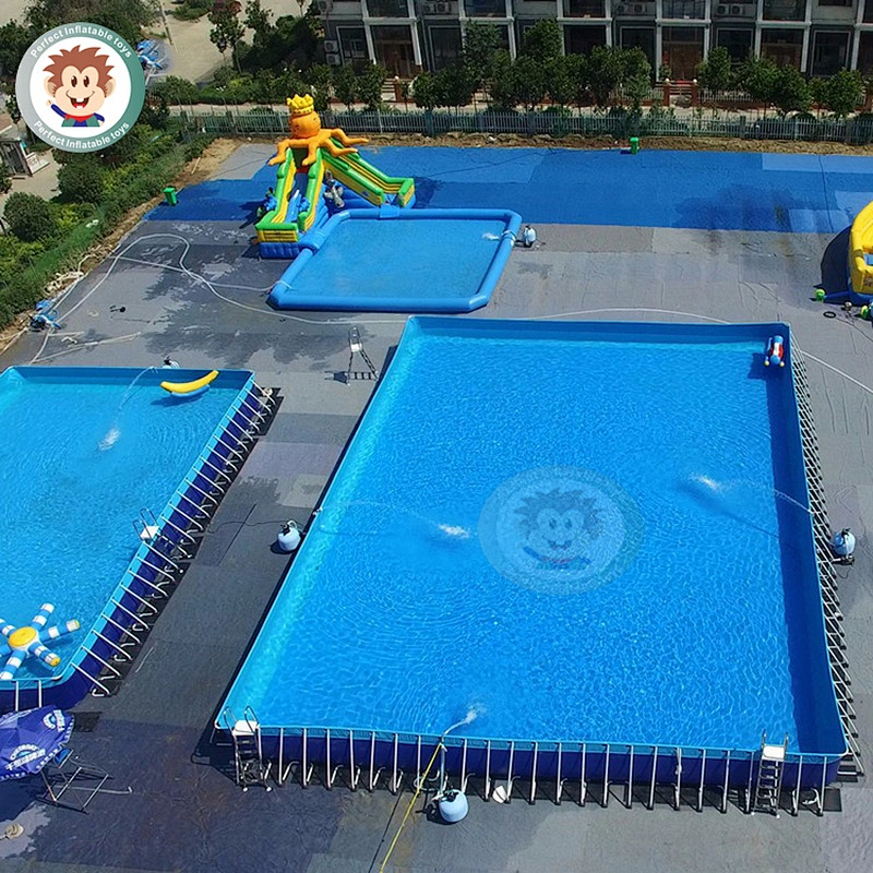 Large inflatable indoor or outdoor pool for sale with swimming pool ladder