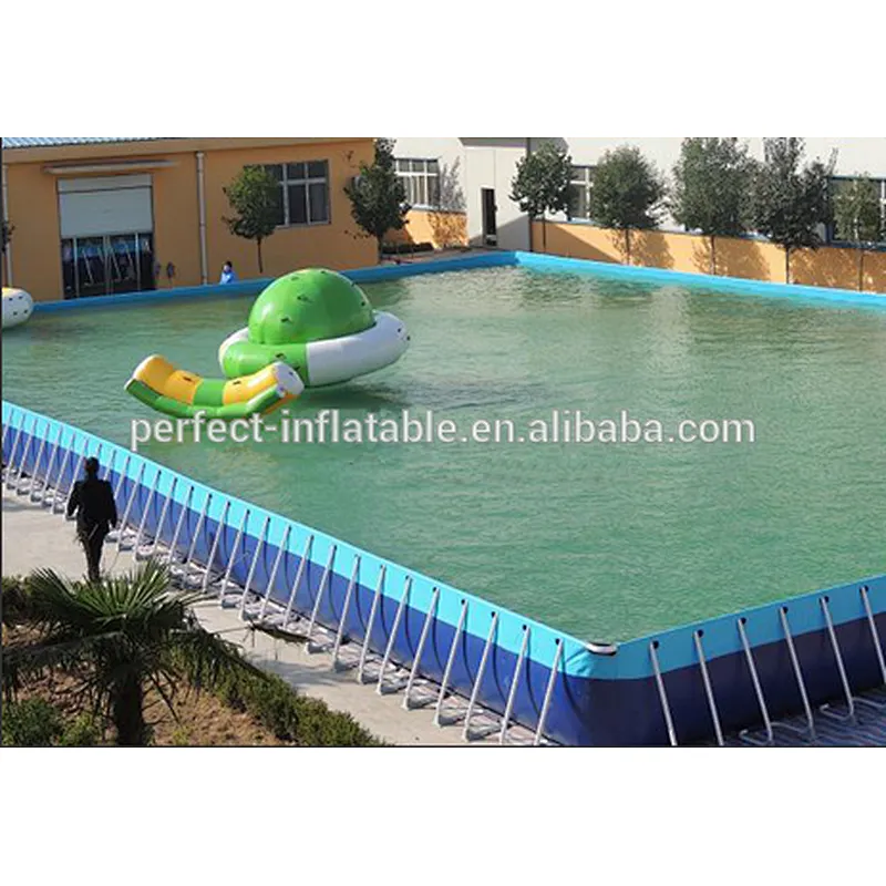 Large Size Metal Frame Inground Floating Boat Kids Pvc Above Ground Plastic Adult Equipment Outdoor Inflatable Swimming Pool