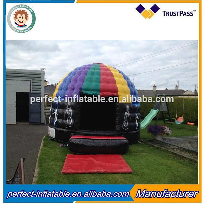 2017 new style small size inflatable disco tent inflatable dome tent