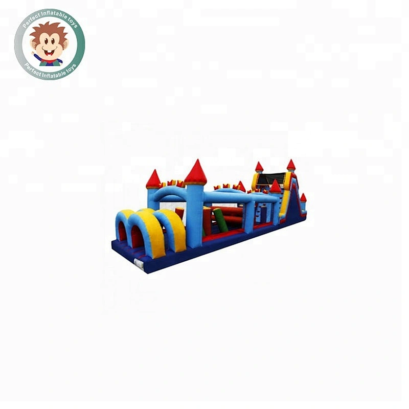Hot sale best quality crazy giant running 5k adult inflatable obstacle course for sale