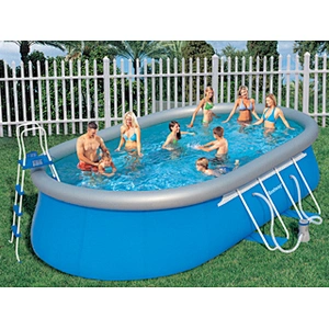 rectangular pool metal frame inflatable pool 0.9mm pvc swimming pool