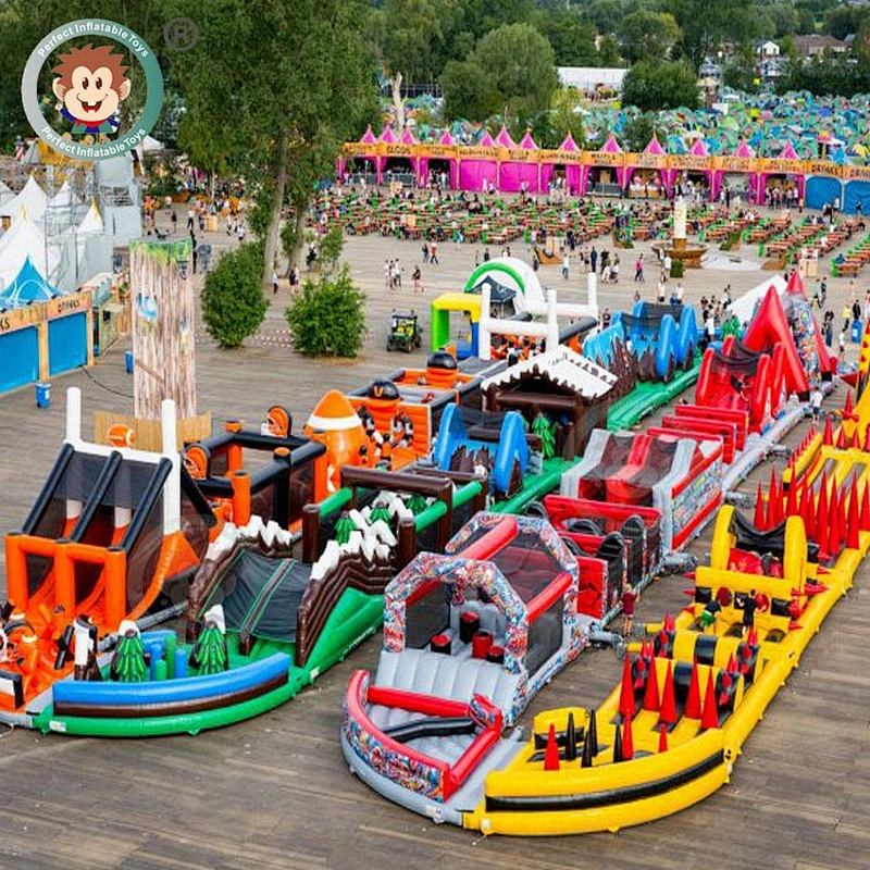 China Commercial Boot Camp Adult Inflatable 5K Obstacle Course Equipment For Sale