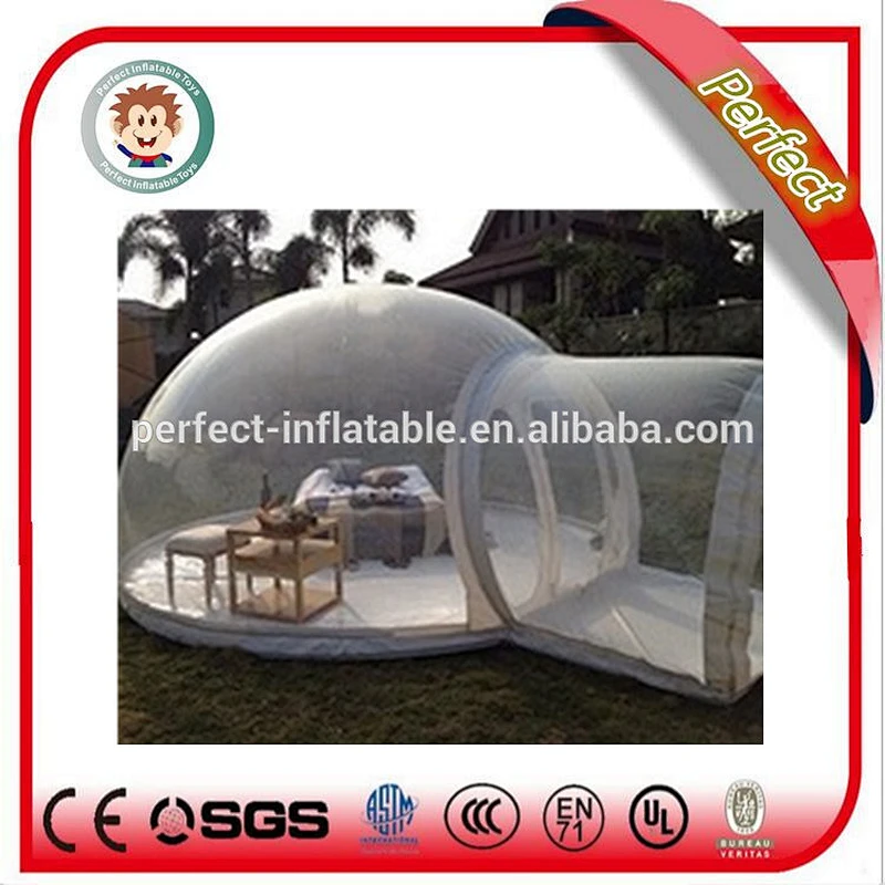 Popular and cheap inflatable clear bubble tent inflatable bubble lodge tent
