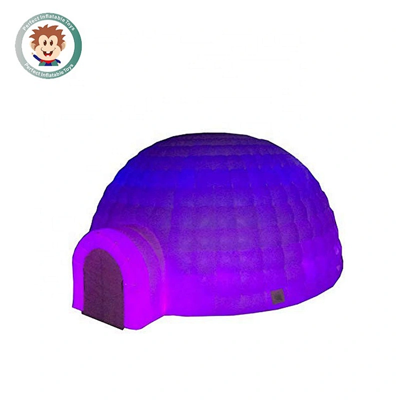 Perfect Inflatable Toys Factory Direct Led Colorful  Advertising Fireproof Inflatable IglooTent