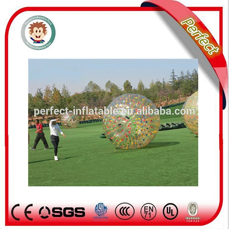 Guangzhou Perfect human sized soccer bubble ball, inflatable bubble soccer