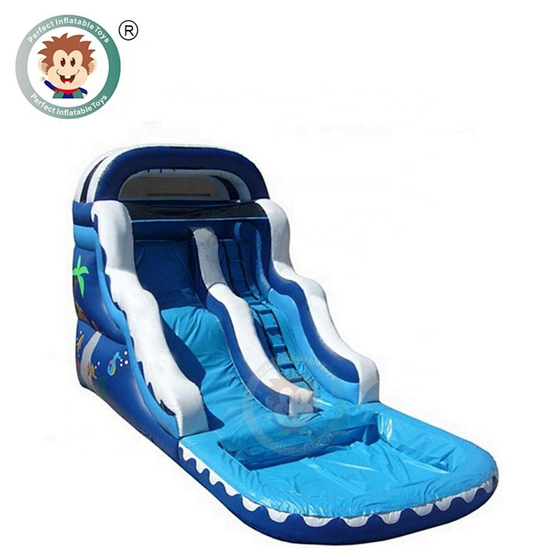 Hot sale Perfect Inflatable water slide with Swimming Pool