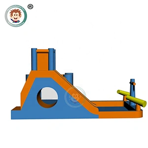 China Pleasure Inflatable Child Swimming Pool With Slide For Sale