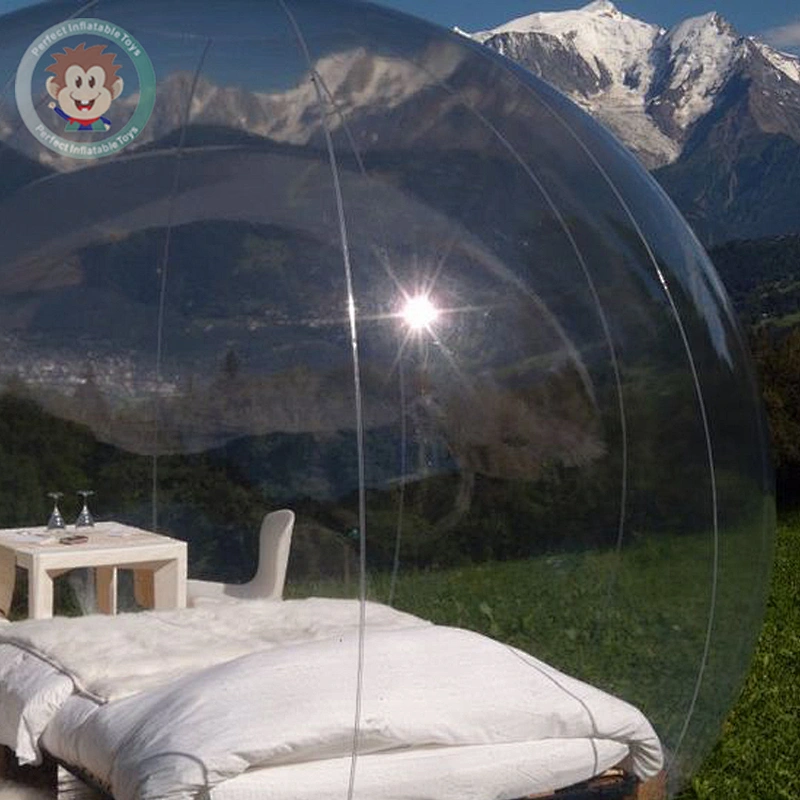 outdoor inflatable transparent camping bubble tent for sale clear air dome party tent for rent pvc bubble tent for advertising