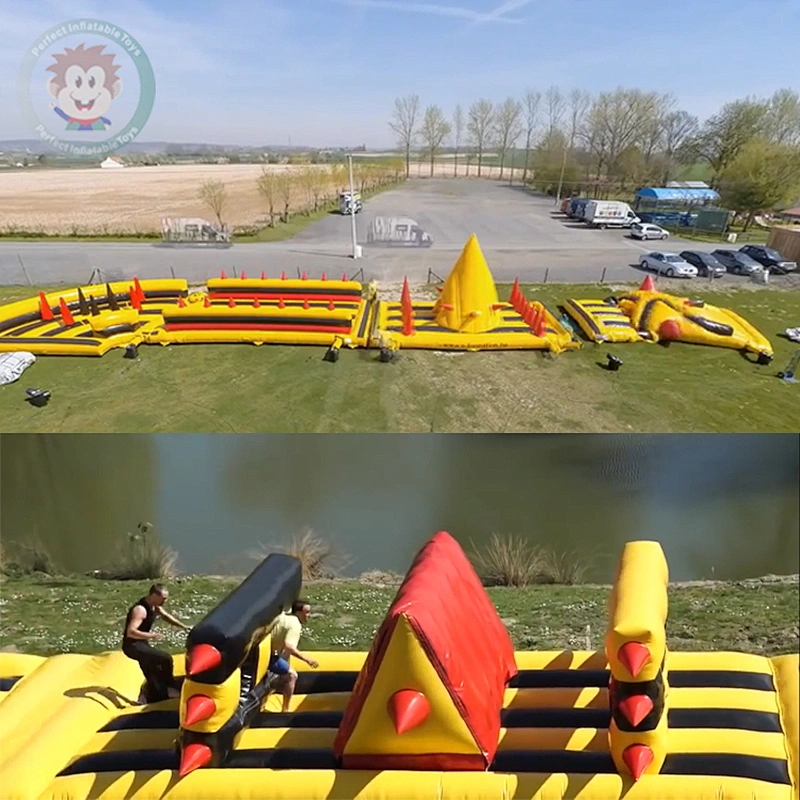 Giant Adult 5k Commercial Boot Camp Cheap Beast Insane Sport Game China Wholesale Suppliers Factory Inflatable Obstacle Course