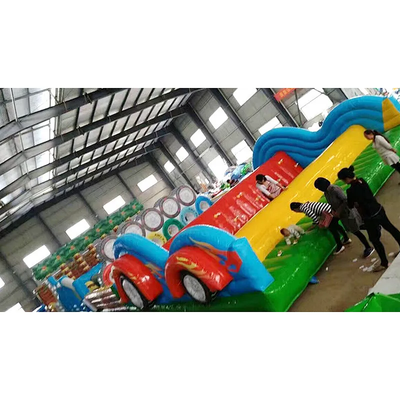 Plato PVC0.55mm tarpaulin inflatable adult obstacle course for sale ,inflatable obstacle for exercise