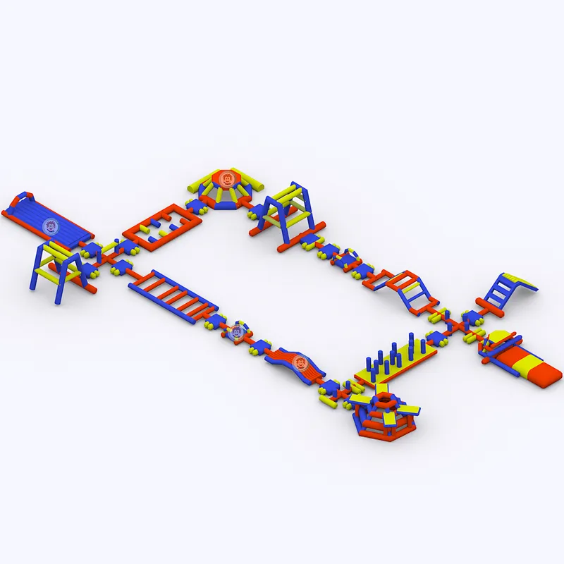 Commercial giant amusement  inflatable floating water park for sale