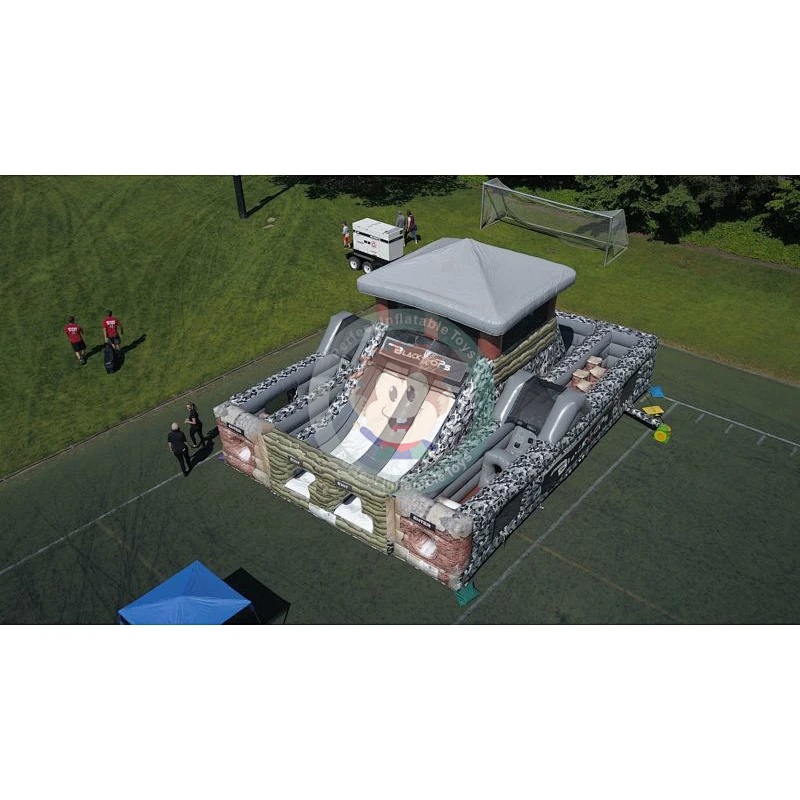 Kids playground house theme park inflatable bouncy castle