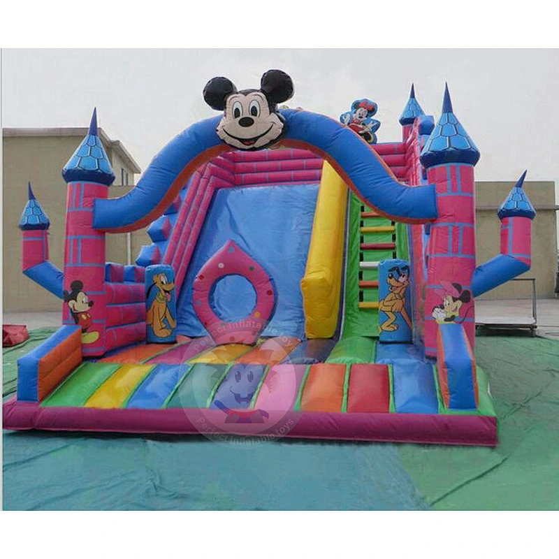Chinese Factory Supply Adult Size Giant Inflatable Water Slide For Rental