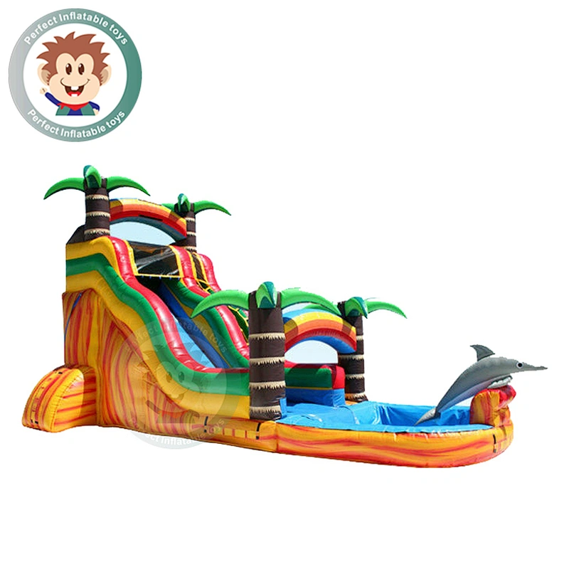 2019 New Design Outdoor Water Park Adults Inflatable Water Slide For Sale
