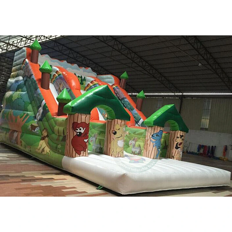 Customized Factory New Design Plastic Material Large Inflatable Water Slide For Sale