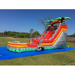 18ft India Drop Kick Inflatable Slide
