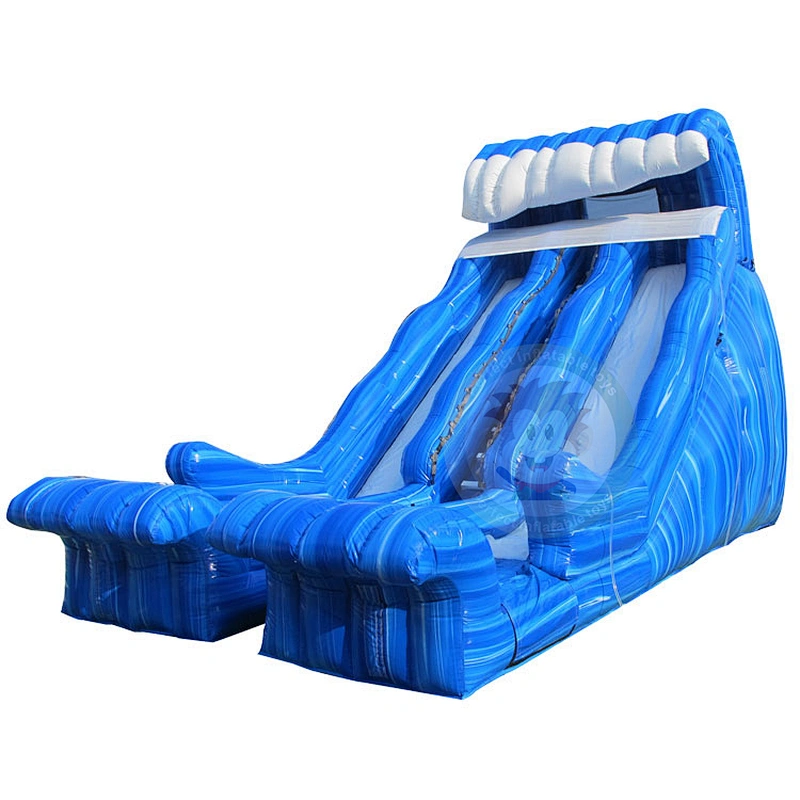 Customized Giant Water Park Used Inflatable Slip N Water Slide For Sale