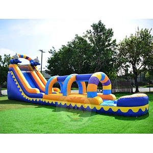Factory Wholesale High Quality Giant Elasticity Inflatable Water Slide For Sale