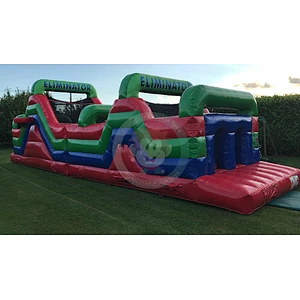Water Vertical Rush Obstacle Course Inflatable