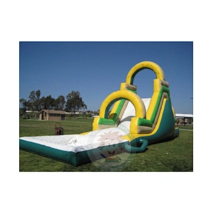 Outdoor Commercial Water Park Toys Best Quality Adult Inflatable Water Slide Float