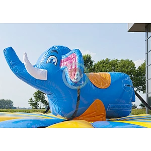 Commercial jumper cartoon design elephant inflatable pull rodeo