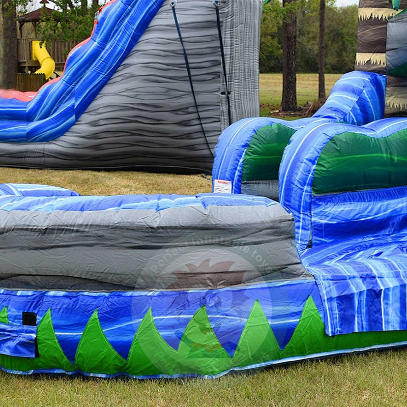 Customized New Technology Design Cheap PVC Material Long Water Slide
