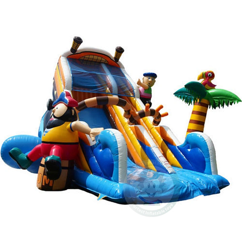 Customized Giant Water Park Used Inflatable Slip N Water Slide For Sale