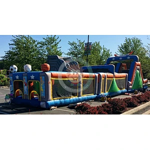 Crocodile Caterpillar Inflatable Military Obstacle Course