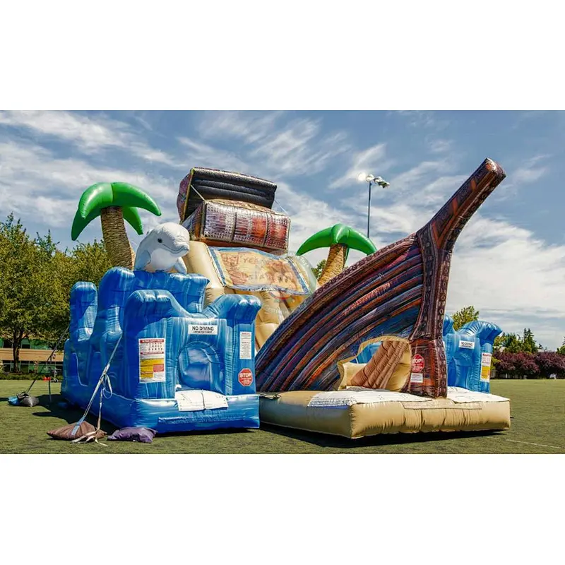 Commercial fun city inflatable castle for kids