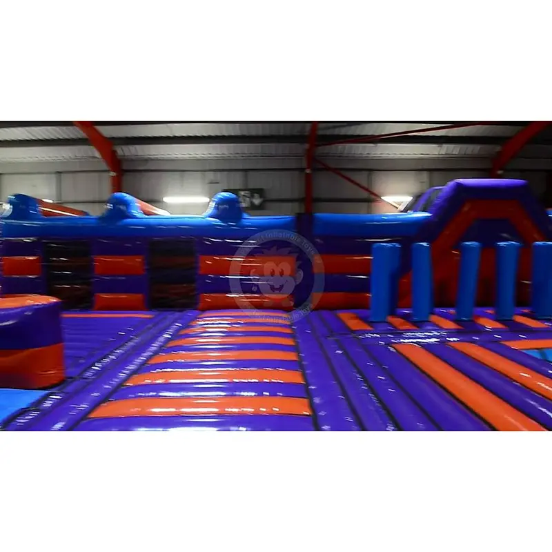 Commercial adult obstacle playground inflatable theme park