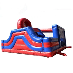 Inflatable spiderman bouncy house inflatable bouncer with slide for rental
