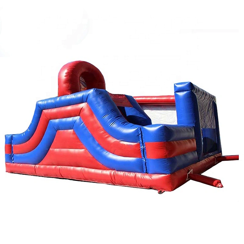 Inflatable spiderman bouncy house inflatable bouncer with slide for rental