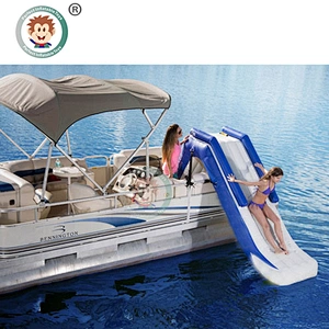 China Outdoor Floating Water Toys Commercial Inflatable Yacht Water Slide For Adults