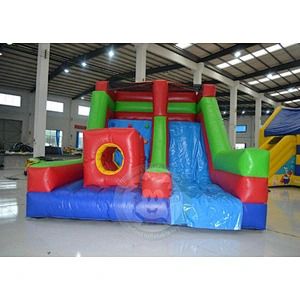 Outdoor Commercial Inflatable Jumping Castle Water Slide For Adults And Kids