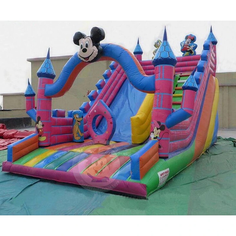Chinese Factory Supply Adult Size Giant Inflatable Water Slide For Rental