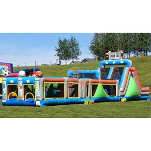 Crocodile Caterpillar Inflatable Military Obstacle Course