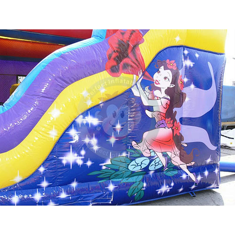 Commercial used for sale inflatable bounce house with slide