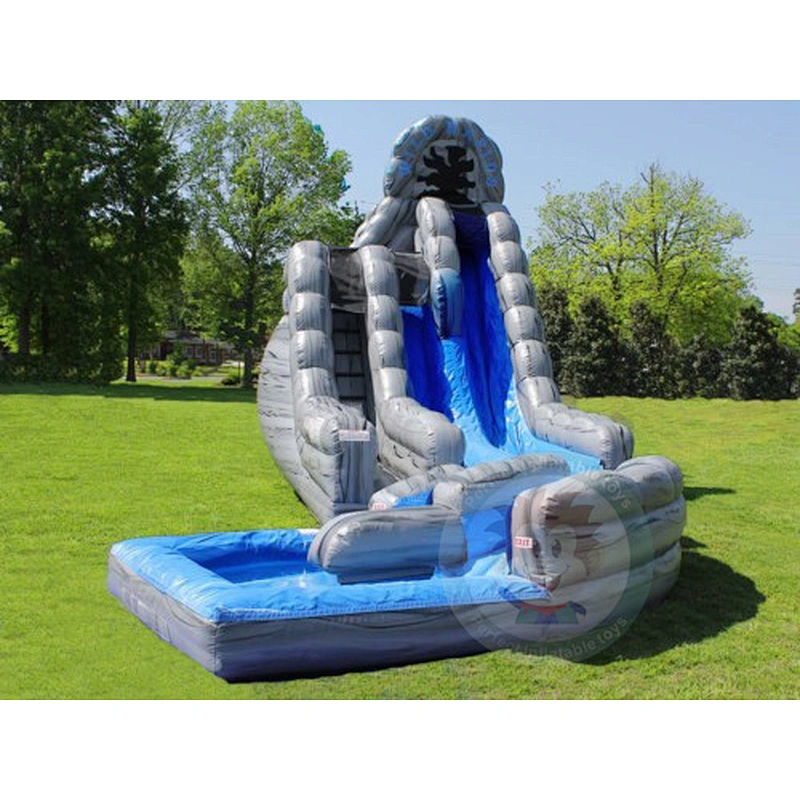 Custom Commercial Cheap Inflatable Water Slide And Swimming Pool For Kids