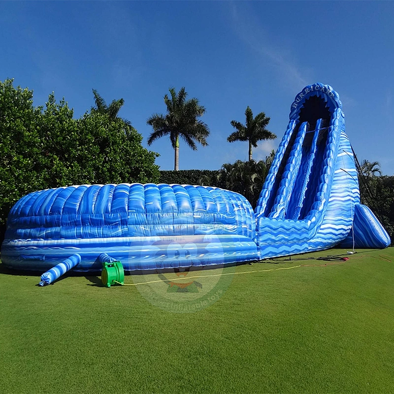 Factory Supply Best Material Kids Giant Bouncing Water Slide For Sale