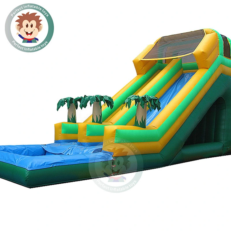 Custom Commercial Cheap Inflatable Water Slide And Swimming Pool For Kids