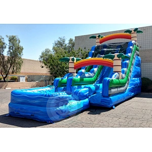 Cheap Price Large Water Park Equipment Fiberglass Water Slide For Sale