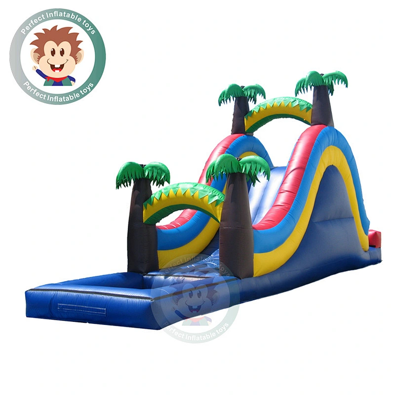 Outdoor Water Park Equipment PVC Material Plastic Long Water Slide For Sale