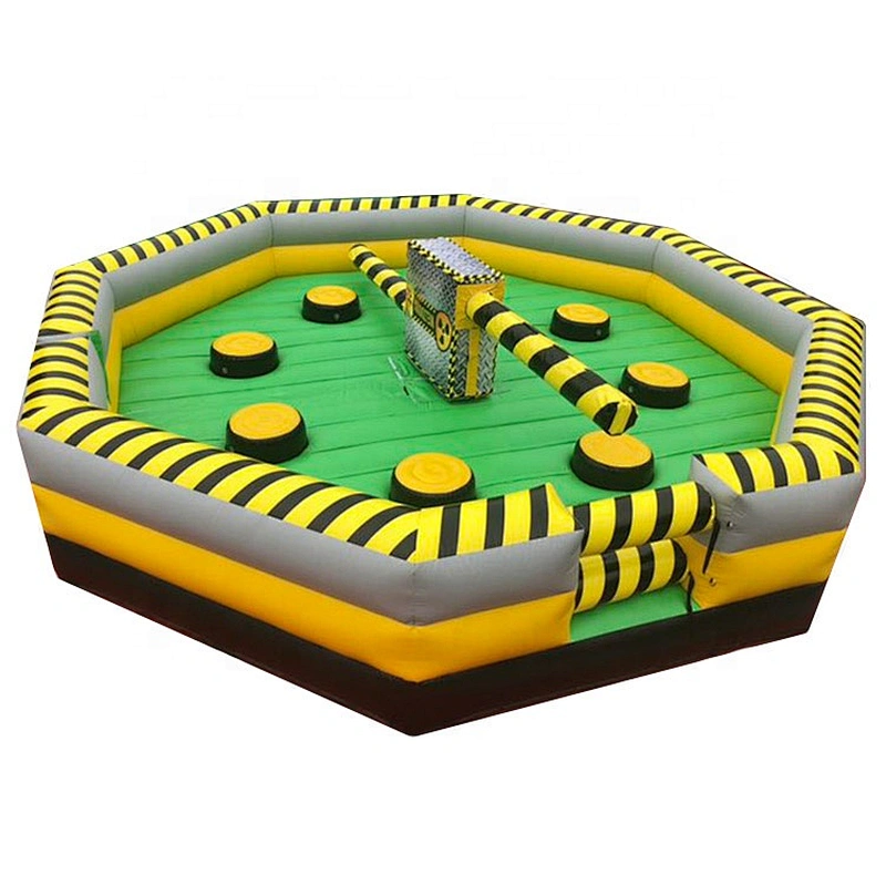 Inflatable wipeout Fun jump Sweeper Last Man Standing Game