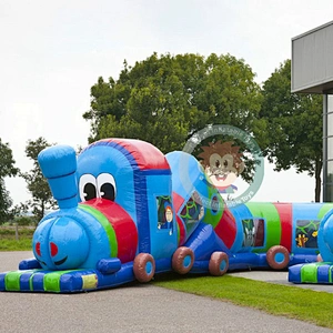 Park Commercial Tunnel Inflatable Obstacle Course Adult