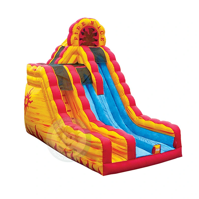 Hot Sale Summer New Design Long Inflatable Plastic Water Slide For Kids