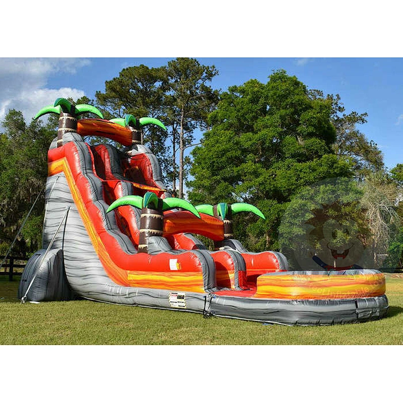 Factory Price High Quality Inflatable Bounce House Water Slide Pool For Kids