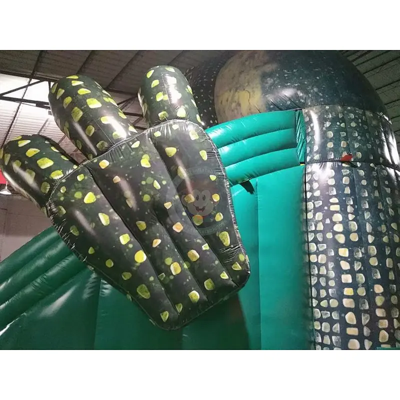 Boat Bounce Inflatable Dinosaur Slide