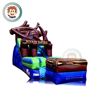 Factory Direct Commercial Outdoor Cheap Inflatable Water Slide For Summer Use